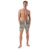 Men's Swim Trunks - Tunnel of Illusion - Geometric Op Art | Work by Eman's Gallery