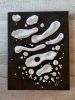 "Rough purity in black and white" | Oil And Acrylic Painting in Paintings by Natasha Kanevski. Item composed of canvas in minimalism or contemporary style