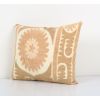Square Exquisite White Washed Neutral Beige Terrific Art Acc | Cushion in Pillows by Vintage Pillows Store