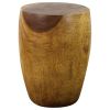 Haussmann® Wood Merlot End Table 15 D x 20 inch High Oak Oil | Tables by Haussmann®
