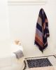 Fruit Stripe Bath Towel - Plum | Textiles by MINNA