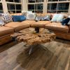 Live edge coffee table with epoxy | Tables by Ironscustomwood