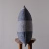 Navy & White Woven with Bold Stripes Pillow 20x20 | Pillows by Vantage Design