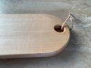 Curly Maple Serving Board | Minimal | Leather Tie | Decorative Objects by S W E V E N