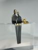 Combo Set: Close to Me Sculpture with Curled Cat | Sculptures by YENNY COCQ