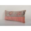 Anatolian Carpet Rug Pillow, Lumbar Oblong Pillow Cover | Sham in Linens & Bedding by Vintage Pillows Store. Item made of cotton with fiber