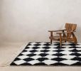 Checkered Beni ourain rug, Black and white Moroccan rug | Rugs by Benicarpets