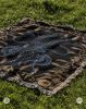 AEON Bioluminescent Squid w/ Sargassum Seaweed Blanket | Linens & Bedding by Sean Martorana. Item made of cotton