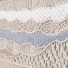 Horizontal Macrame Wall Hanging - LARA | Wall Hangings by Rianne Aarts. Item made of oak wood with cotton