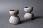 Stone - Essential oil candle, aroma diffuser, natural shape | Incense Holder in Decorative Objects by Laima Ceramics. Item composed of stoneware in minimalism style