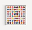 Sixty Four Splash Dots Painting | Collage in Paintings by Amelia Coward