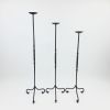 Hand Forged Iron Candelabra Set of 3 (90-100-110cm) | Candle Holder in Decorative Objects by edecrawzFC