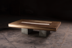 Parota Backgammon-Coffee Table | Tables by NO AGE FURNITURE STUDIO