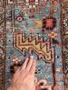 GORGEOUS & OPTIMISTIC Antique Persian Heriz | Rusts, | Area Rug in Rugs by The Loom House. Item composed of canvas