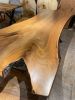 Walnut Live Edge Table - Handmade Wood Table - Dining Table | Tables by Tinella Collection. Item made of walnut & synthetic compatible with contemporary and country & farmhouse style