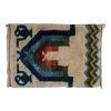 Vintage Turkish Mohair Tulu Rug with Vase Design | Area Rug in Rugs by Vintage Pillows Store. Item made of fabric with fiber