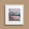 6x6 Original Collage Art | New Mexico Desert by Shilo Ratner | Work by Shilo Ratner