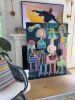 Sale at Bergdorf’s | Original Acrylic Painting | Oil And Acrylic Painting in Paintings by Aleea Jaques ,