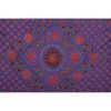 Silk Purple Suzani Table Runner, Colourful Suzani Wall Hangi | Tablecloth in Linens & Bedding by Vintage Pillows Store