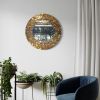 Circle Vento Gold Mirror | Decorative Objects by PlusObject