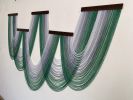 86x48 inches Large Macrame Dip Dye Tapestry Wall Hanging - Boho Chic Home Decor, Handcrafted Statement Piece | Macrame Wall Hanging in Wall Hangings by RavaTapestryArt