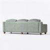 Lola Sofa Velvet Green | Work by District Loom