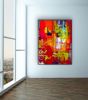 Thunderbolt | Oil And Acrylic Painting in Paintings by Checa Art. Item composed of canvas and synthetic