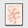 MidCentury Modern Abstract wall art, Colorful Pastel Abstrac | Prints by Capricorn Press. Item composed of paper compatible with boho and minimalism style