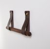 Toilet Paper Holder Kit [Flat End] | Rack in Storage by Keyaiira | leather + fiber | Artist Studio in Santa Rosa. Item composed of leather