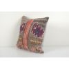 Square Oversize Turkish Carpet Cushion | Sham in Linens & Bedding by Vintage Pillows Store. Item made of cotton