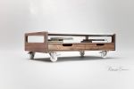 Marble Coffee Table Solid Walnut/Oak Board | Tables by Manuel Barrera Habitables. Item made of oak wood & marble