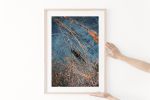 Abstract industrial art, 'Rust Signature' photography print | Photography by PappasBland. Item composed of paper in contemporary or industrial style