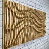 "ALEXIA" Parametric Wood Wall Art / 100% Solid Wood | Wall Sculpture in Wall Hangings by ArtMillWork Design. Item made of wood