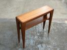 Solid Wood Console Table – Mid-Century Modern Entryway or Sofa Table, Solid Wood Hardwood, Handcrafted, Made in USA | Tables by Marco Bogazzi
