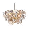 Alan Mizrahi KA1910 Agate Sliced | Chandeliers by Alan Mizrahi Lighting Design