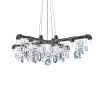 Tribeca X-Chandelier | Chandeliers by Michael McHale Designs. Item made of glass