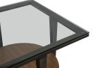 Manhattan Lamp Table | Coffee Table in Tables by Greg Sheres. Item composed of walnut and bronze