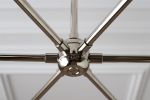 Modern Chandelier - Geometric Lamp - Model No. 9414 | Chandeliers by Peared Creation. Item made of brass