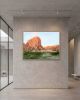 Katherine Gorge Sunset | Oil And Acrylic Painting in Paintings by Meredith H. Item composed of canvas in contemporary or country & farmhouse style