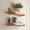 Industrial Floating Wall Shelf, Long Kitchen Shelf | Ledge in Storage by Picwoodwork. Item composed of wood