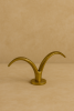 Arc Wing Taper Candle Holder — Gold Finish | Decorative Objects by Raíz Studio