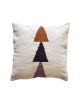 Bloom Handwoven Wool Decorative Throw Pillow Cover | Cushion in Pillows by Mumo Toronto Inc. Item composed of fabric