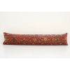 10" x 40" Vintage Oversize Turkish Oushak Rug Pillow | Sham in Linens & Bedding by Vintage Pillows Store. Item composed of cotton and fiber