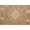 Suzani Table Cloth - Tribal Embroidery Wall Decor, Boho Beds | Tablecloth in Linens & Bedding by Vintage Pillows Store
