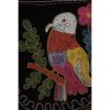 Animal Motifs Suzani Velvet Table Runner - Vintage Parrot | Linens & Bedding by Vintage Pillows Store. Item composed of cotton