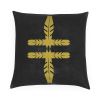 Hawk Feather Velvet Cushion | Pillows by Sean Martorana. Item made of fabric