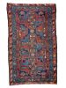 Beautiful Antique Navy and Rust Elephant Track Inspired | Area Rug in Rugs by The Loom House. Item composed of cotton and fiber