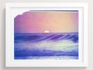 Surfing In A Purple Sea | Photography by She Hit Pause. Item composed of paper