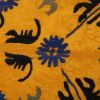 Suzani Handmade Pillow, Yellow Ethnic Lumbar Cushion Cover, | Pillows by Vintage Pillows Store