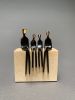 Family of four bronze sculpture modern heirloom | Sculptures by YENNY COCQ